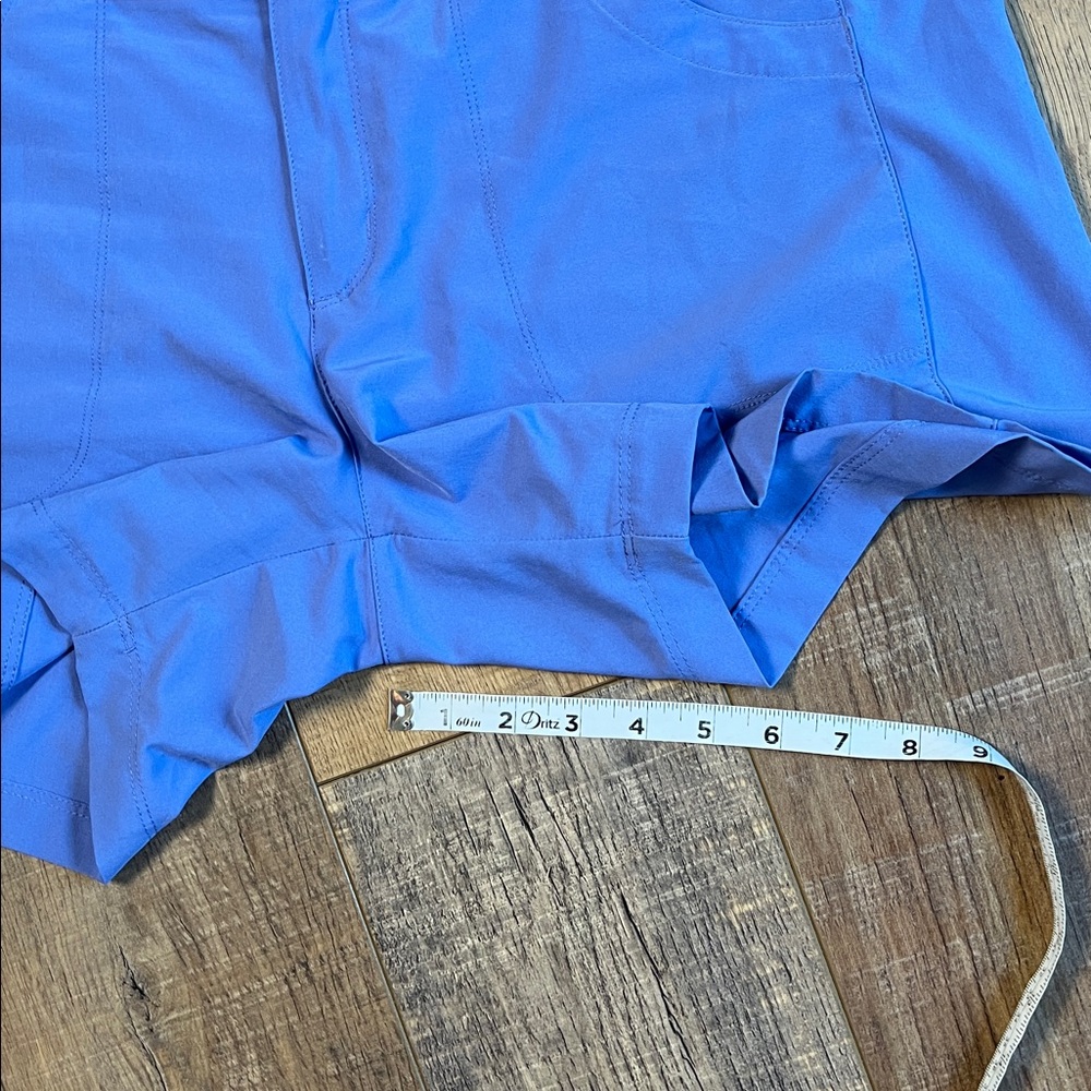Patagonia Women's Happy Hike Periwinkle Blue Shorts Size 14 - Picture 11 of 12